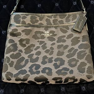 Coach Leopard Print Crossbody in Excellent Condition!